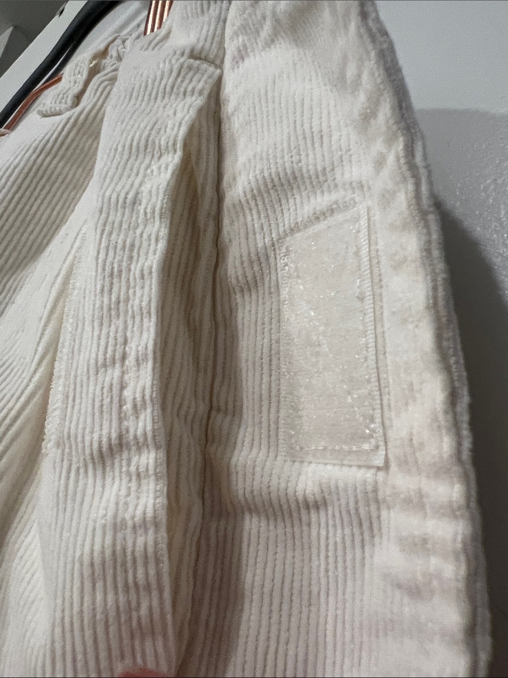 Urban Outfitters Cream Wide-Leg Cargo Drawstring Trousers - Picture 6 of 14